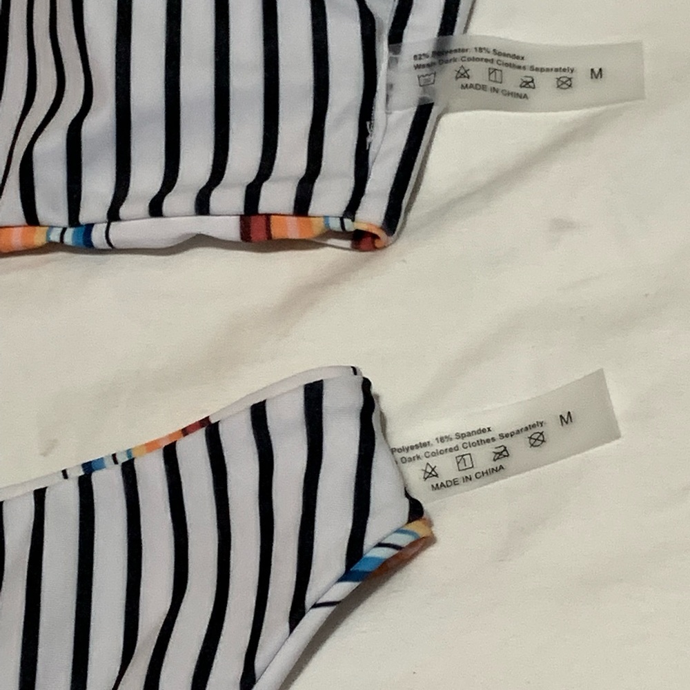 NEW SHEIN Reversible Bathing Suit, Size M